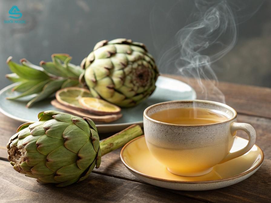 Thành phần của trà atiso phụ thuộc vào nguyên liệu và cách chế biến